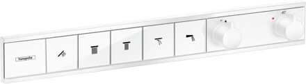 hansgrohe RainSelect thermostaat inbouw voor 5 functies, mat wit
