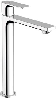 hansgrohe Rebris E 1-gats highriser wastafelkraan 240 coolstart z. waste chroom 72583000