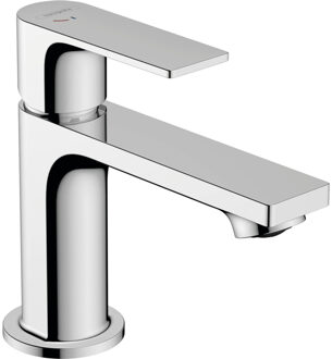 hansgrohe Rebris E 1-gats wastafelkraan 80 coolstart m. waste ecosmart+ 4 l/min chroom 72587000