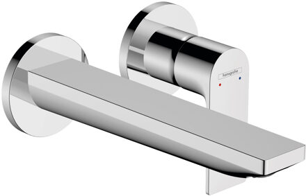 hansgrohe Rebris E inbouw wastafelkraan met 20cm uitloop chroom