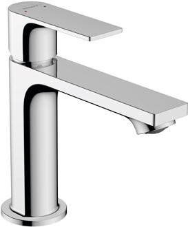 hansgrohe Rebris E wastafelkraan 110 met synthetische afvoer chroom