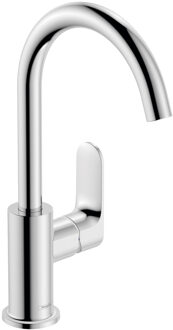 hansgrohe Rebris S 1-gats wastafelkraan 210 m. draaibare uitloop m. waste chroom 72536000