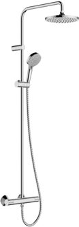 hansgrohe Showerpipe Vernis Blend 200 1 Jet Met Douchethermostaat Chroom