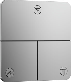 hansgrohe ShowerSelect Comfort Q stopkraan inbouw voor 3 functies, chroom