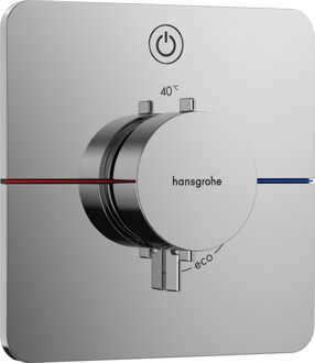 hansgrohe ShowerSelect Comfort Q thermostaat inbouw voor 1 functie, chroom