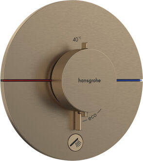 hansgrohe ShowerSelect Comfort S thermostaat inbouw voor 1 functie en extra uitgang, Brushed Bronze