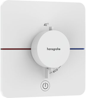 hansgrohe Showerselect thermostaat inbouw 1 functie highflow matwit 15589700 wit mat