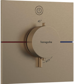 hansgrohe Showerselect thermostaat inbouw voor 1 functie brushed bronze 15571140 Bronze brushed