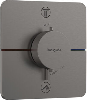 hansgrohe Showerselect thermostaat inbouw voor 2 functies black chrome 15586340