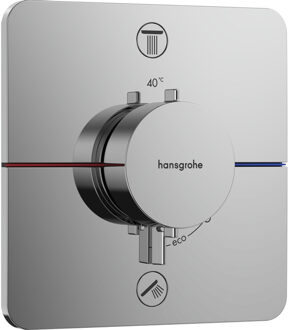 hansgrohe Showerselect thermostaat inbouw voor 2 functies chroom 15583000