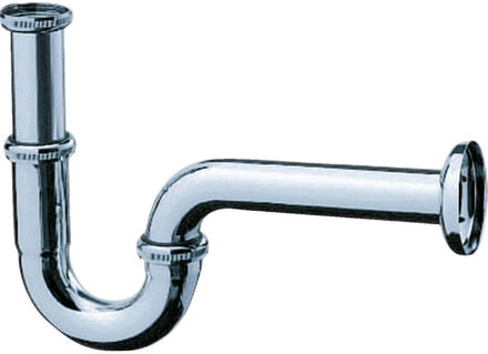 hansgrohe Sifon 1.1/4inch met rozet inclusief muurbuis Messing Chroom