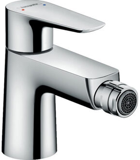 hansgrohe Talis E 1 gats bidetkraan met push open garnituur chroom 71721000