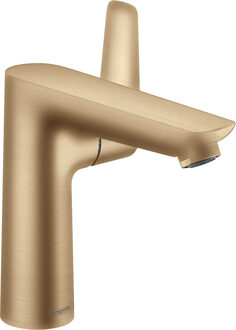 hansgrohe Talis e 1-gr wastafelmkr 150 met trekwaste brushed bronze 71754140
