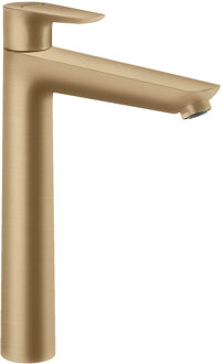 hansgrohe Talis e 1-gr wastafelmkr 240 zo/afvoer brushed bronze 71717140 Bronze brushed