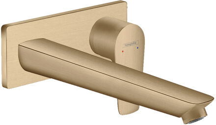 hansgrohe Talis E afbouwdeel v. inbouw wastafelkraan met uitloop 22.5cm brushed bronze 71734140 Bronze brushed