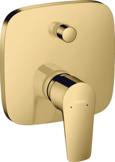 hansgrohe Talis E ééngreeps badmengkraan afbouwdeel, Polished Gold Optic