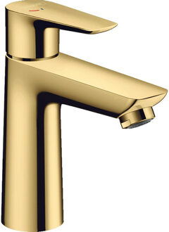 hansgrohe Talis E wastafelkraan 110 CoolStart met waste polished gold 71713990 Goud glans