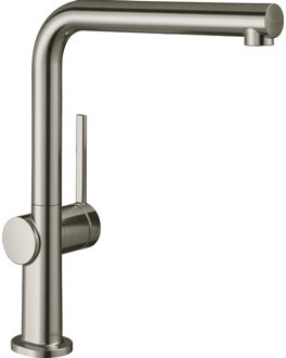 hansgrohe Talis M54 ééngreeps keukenmengkraan met draaibare L-uitloop 29,6 cm, rvs