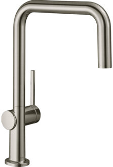 hansgrohe Talis M54 ééngreeps keukenmengkraan met draaibare U-uitloop 33,9 cm, rvs