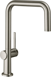 hansgrohe Talis M54 ééngreeps keukenmengkraan U 220, rvs look Stainless Steel Optic