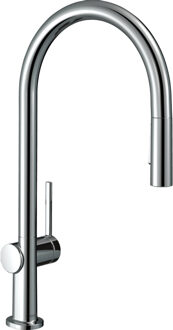 hansgrohe Talis M54 keukenmengkraan ngreeps ComfortZone 210 met uittrekbare vuistdouche 2 jets chroom 72800000