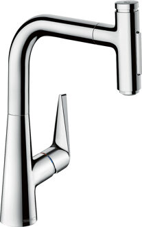 hansgrohe Talis Select M51 M5117-H220 ééngreeps keukenmengkraan met uittrekbare vuistdouche, chroom