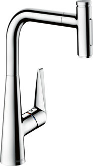 hansgrohe Talis Select M51 M5117-H300 ééngreeps keukenmengkraan met uittrekbare vuistdouche, chroom