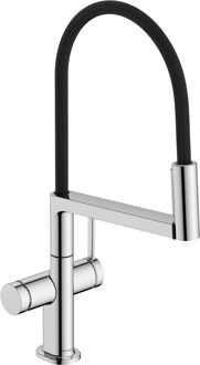 hansgrohe Talis Select M54 PowderSpray ééngreeps keukenkraan Semi-Pro 3jet, chroom