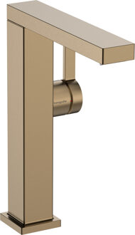 hansgrohe Tecturis E 210 Fine CoolStart ééngreeps wastafelmengkraan met PushOpen, Brushed Bronze