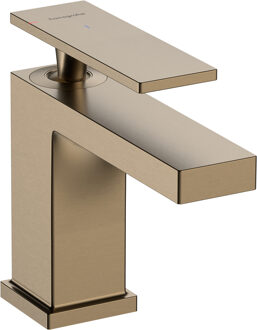 hansgrohe Tecturis E ééngreeps wastafelkraan 80 CoolStart zonder waste, Brushed Bronze