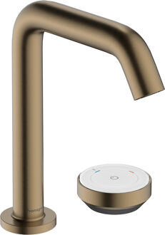 hansgrohe Tecturis S 2-gats wastafelkraan 150 CoolStart met waste, Brushed Bronze