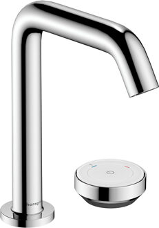 hansgrohe Tecturis S 2-gats wastafelkraan 150 CoolStart met waste, chroom