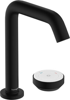 hansgrohe Tecturis S 2-gats wastafelkraan 150 CoolStart met waste, mat zwart