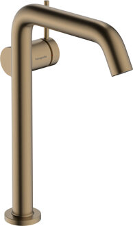 hansgrohe Tecturis S 240 Fine CoolStart ééngreeps wastafelmengkraan met PushOpen, Brushed Bronze