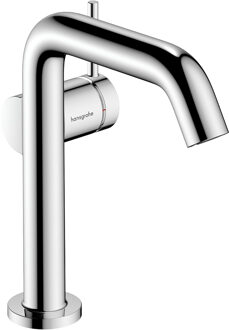 hansgrohe Tecturis S ééngreeps wastafelkraan 150 Fine CoolStart zonder waste, chroom