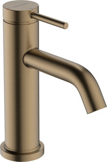 hansgrohe Tecturis S ééngreeps wastafelkraan 80 CoolStart met PopUp trekwaste, Brushed Bronze