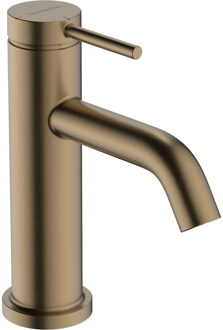 hansgrohe Tecturis S ééngreeps wastafelkraan 80 CoolStart zonder waste, Brushed Bronze