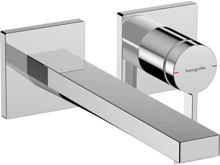 hansgrohe Tecturis Wastafelkraan Inbouw - mengkraan - eengreeps - 22.5cm uitloop - chroom 73051000