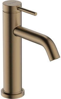 hansgrohe Tecturis Wastafelmengkraan - zonder waste - coolstart - 11.6cm uitloop - geborsteld brons 73312140 Brons geborsteld