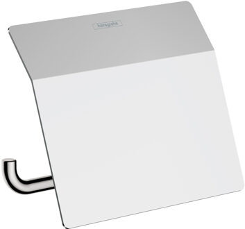 hansgrohe Toiletrolhouder Met Klep HansGrohe AddStoris Chroom