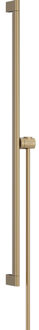 hansgrohe Unica glijstang S Puro 90 cm met easy slide schuifstuk en Isiflex doucheslang 160 cm, Brushed Bronze