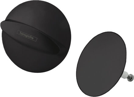 hansgrohe Universeel Flexaplus afbouwdeel v. badafvoer- en overloopcombinatie mat zwart
