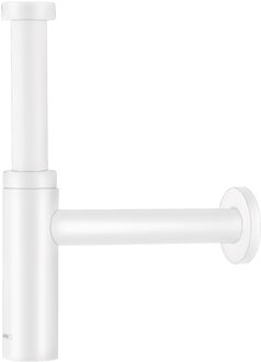 hansgrohe Universeel Flowstar S Premium designbekersifon 5/4 m. muurbuis m. rozet mat wit 52105700 wit mat