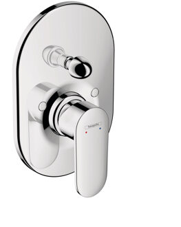 hansgrohe Vernis afdekset badkraan met hendel chroom 71449000