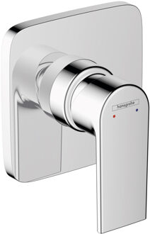 hansgrohe Vernis afdekset douchekraan met hendel chroom 71658000