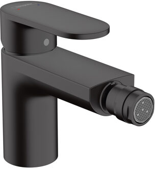 hansgrohe Vernis bidetkraan met pop-up plug mat zwart 71210670 Zwart mat