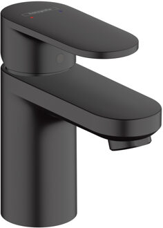 hansgrohe Vernis Blend wastafelkraan 13cm met pop-up waste zwart mat