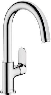 hansgrohe Vernis Blend wastafelkraan uitloop draaibaar m/waste chroom 71554000
