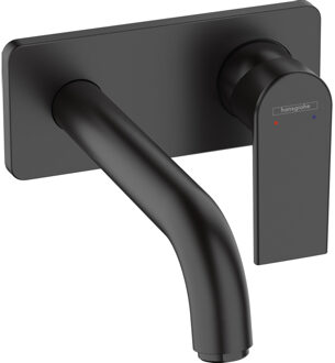 hansgrohe Vernis Shape inbouw wastafelkraan met 21cm uitloop zwart mat