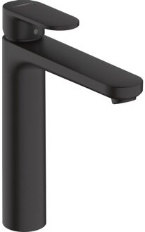 hansgrohe Vernis wastafelkraan 108 verhoogd mat zwart 71582670 Zwart mat